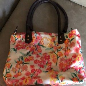 Small floral tote bag